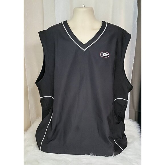 Cutter & Buck Other - Men's UGA Black Vest Sz XXL Golf Sport Light Weight Cutter Buck